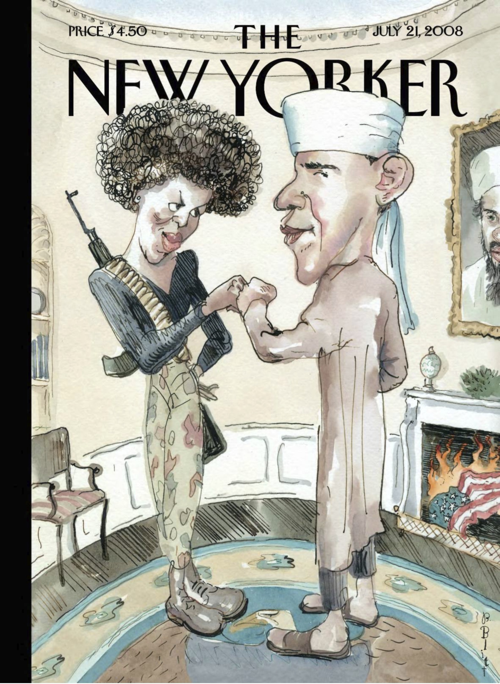 July 21, 2008 -  “The Politics of Fear” by Barry Blitt